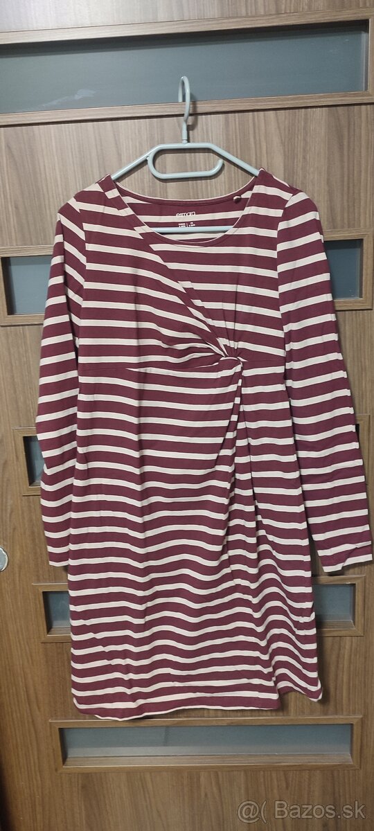 Tehotenské šaty S/M + pančušky - 7