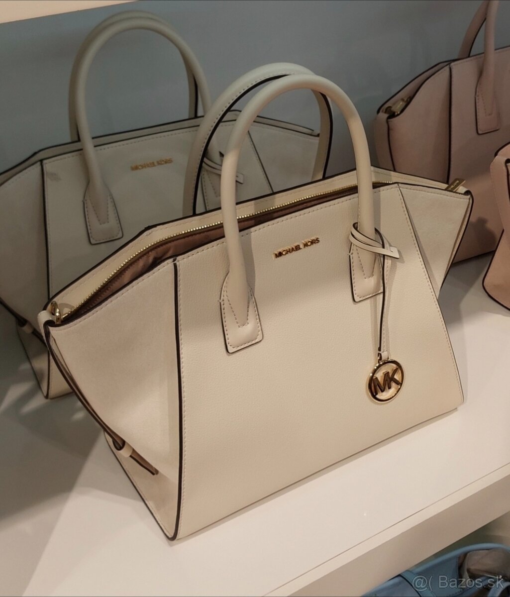 Kožená kabelka Michael Kors Avril - 7