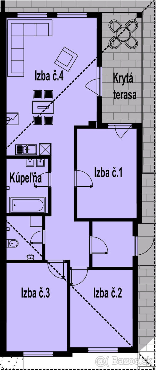 4izbový rodinný dom - Horná Potôň - 7