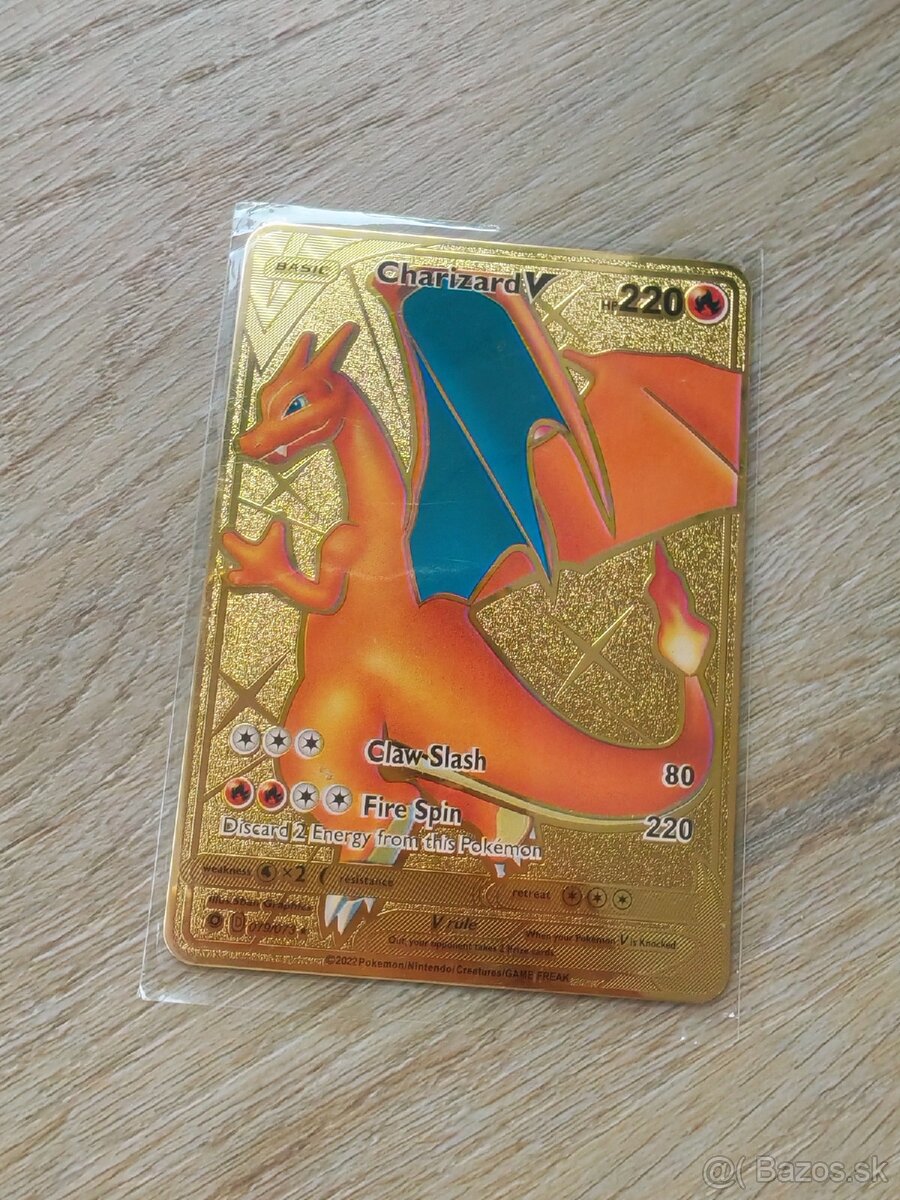 Kovove pokémon karty - 7