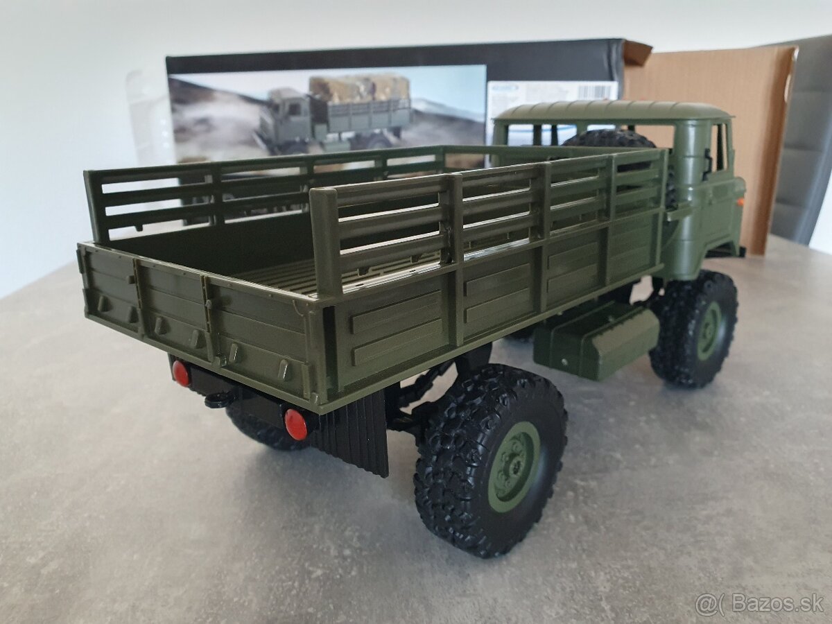 RC Military Truck GAZ WPL B24 1/16 4WD zelený - 7