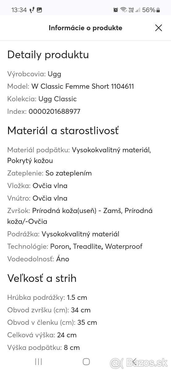 Čižmy kožené originál UGG snehule topánky ovčia vlna - 7