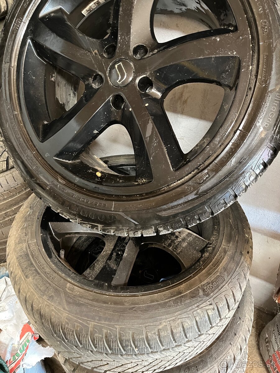 Zimné pneu+disky Goodyear 235/50 R18 - 7