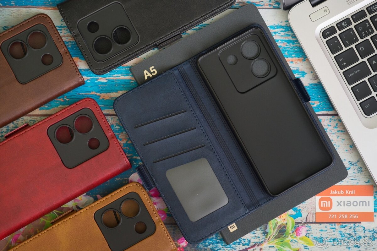 Zatváracie puzdro s bočným pásikom pre Xiaomi, Redmi a Poco - 7