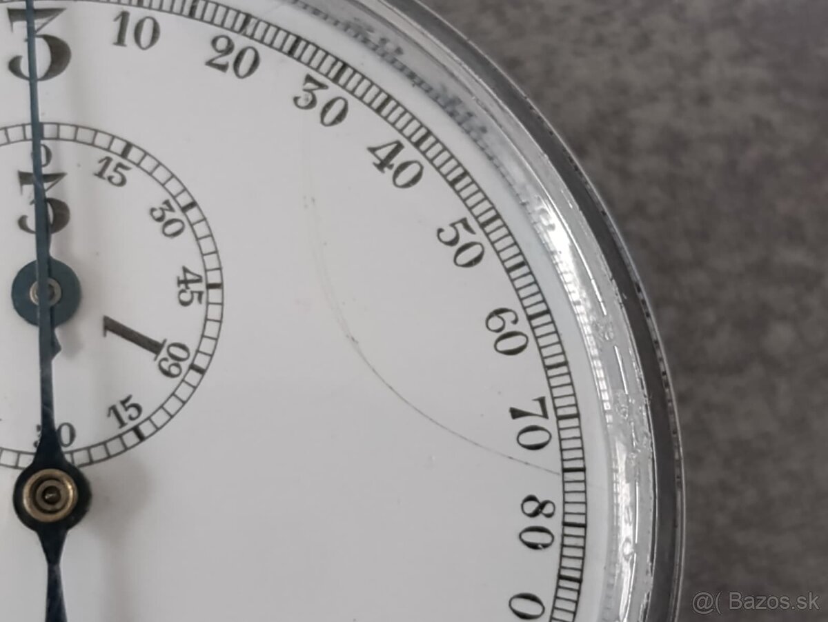 Velmi staré vojenské švýcarské stopky mikrograph Heuer - 7