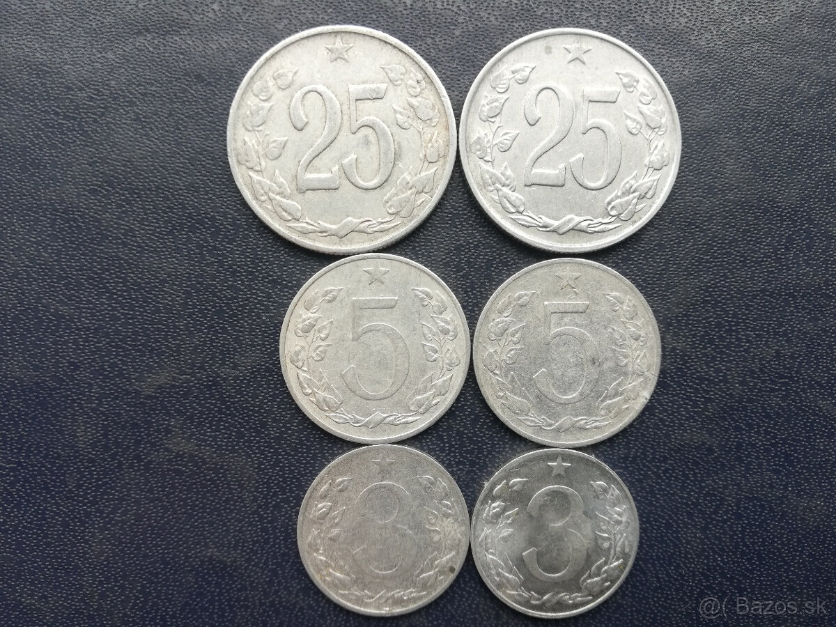 1,3,5,10,25 haliere čssr - 7