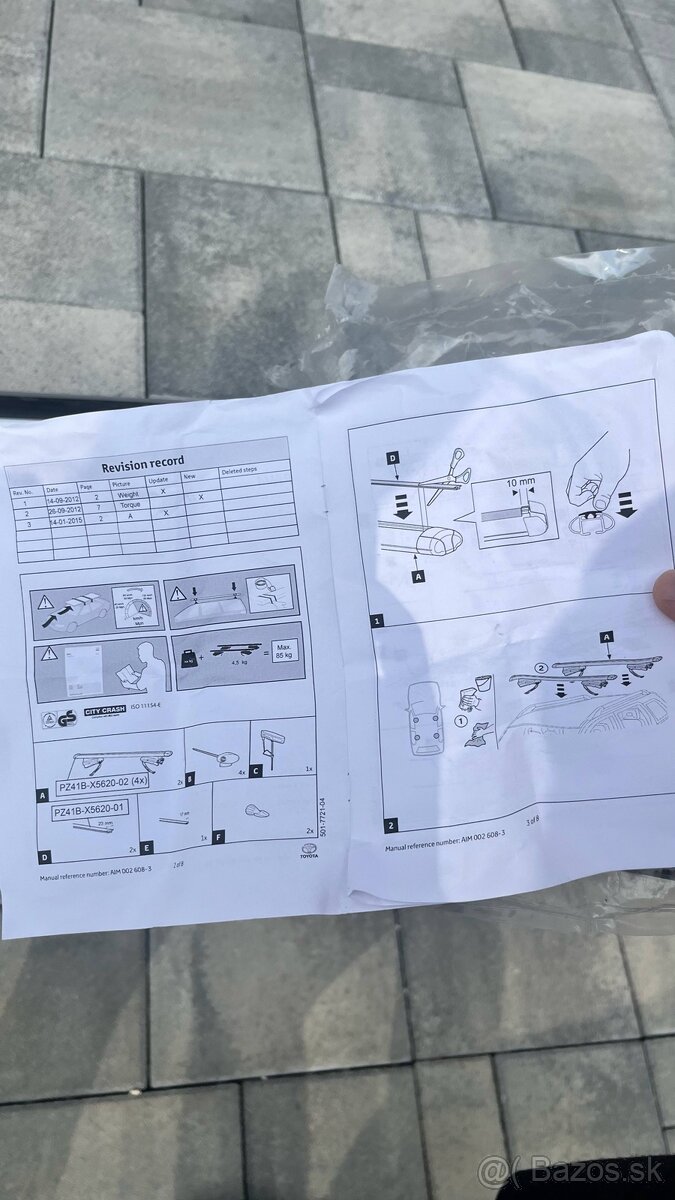 Thule strešne nosiče Toyota Rav 4 - 7