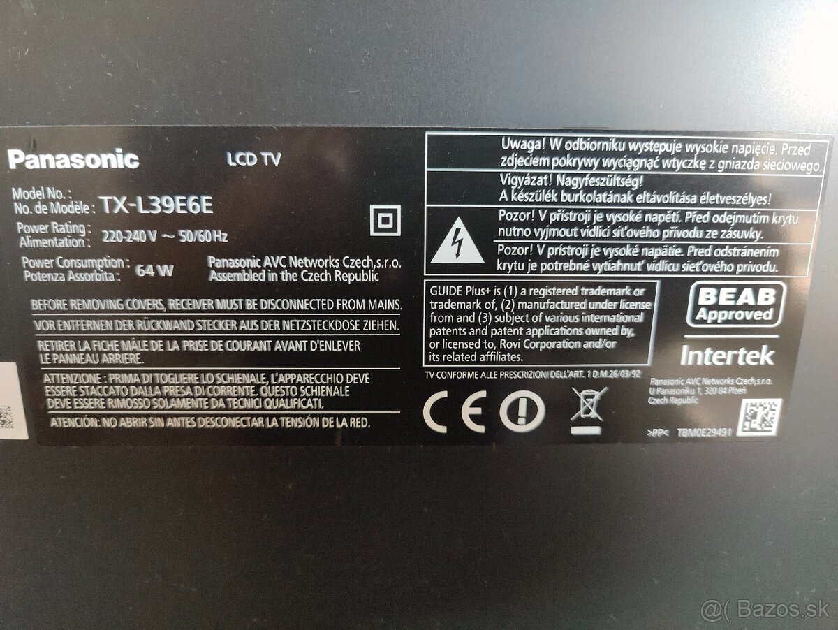 LCD TV FULL HD Panasonic Viera 39" - 7