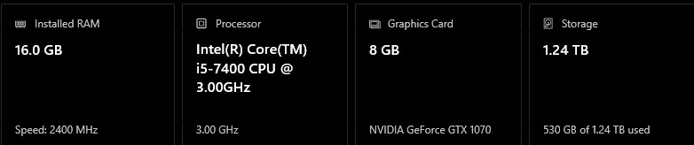 Herný PC Intel Core i5, GTX 1070 - 7