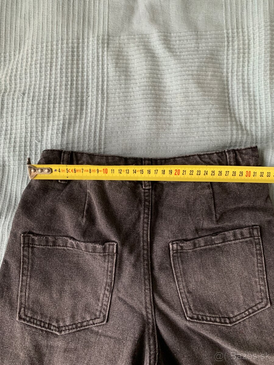 Čierny-sivý rifle Sinsay 140 - 7