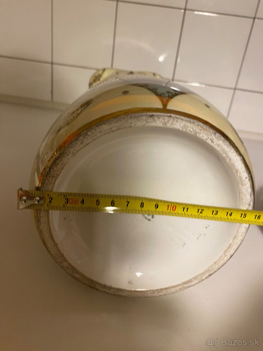 Starožitná vysoká váza - 7