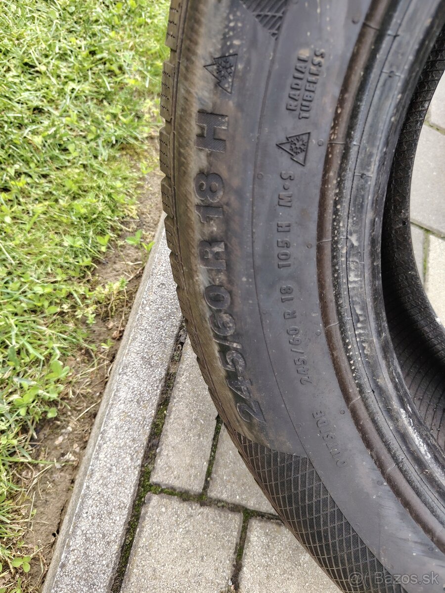 Predám Pneu Contin.245/60R18H ZIMNÉ - 7