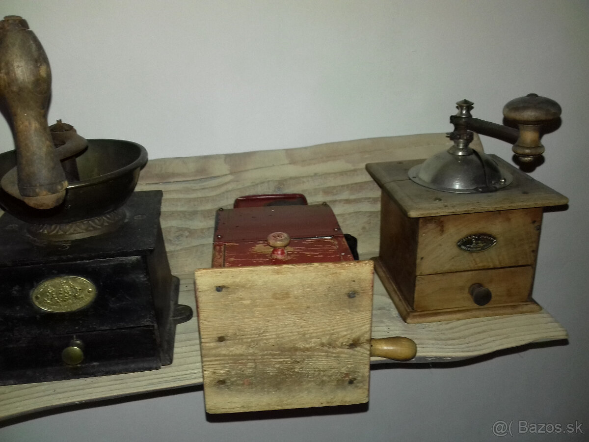 Predám - starožitný dizajnový mlynček na kávu TIX - 7