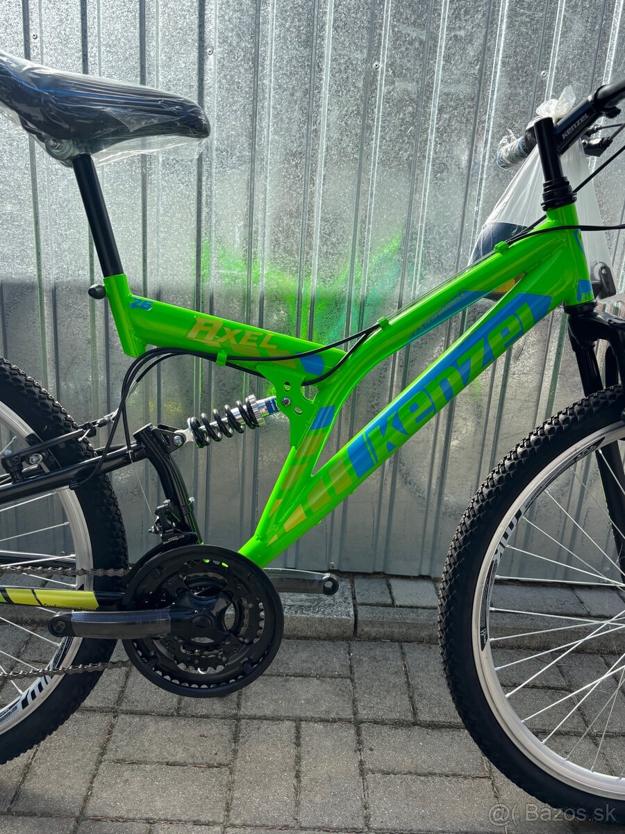 Detský celoodpružený bicykel Kenzel Axel 24” - 7