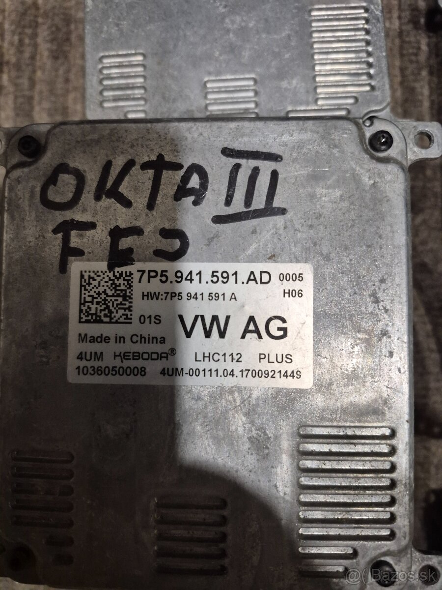 Skoda modul LED 7P5941591AH AD 7PP941571AE - 7