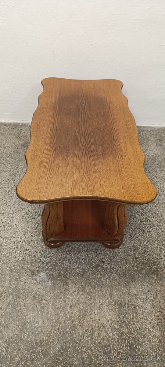 Rustikální konferenční stolek, nábytek z masívu - 7