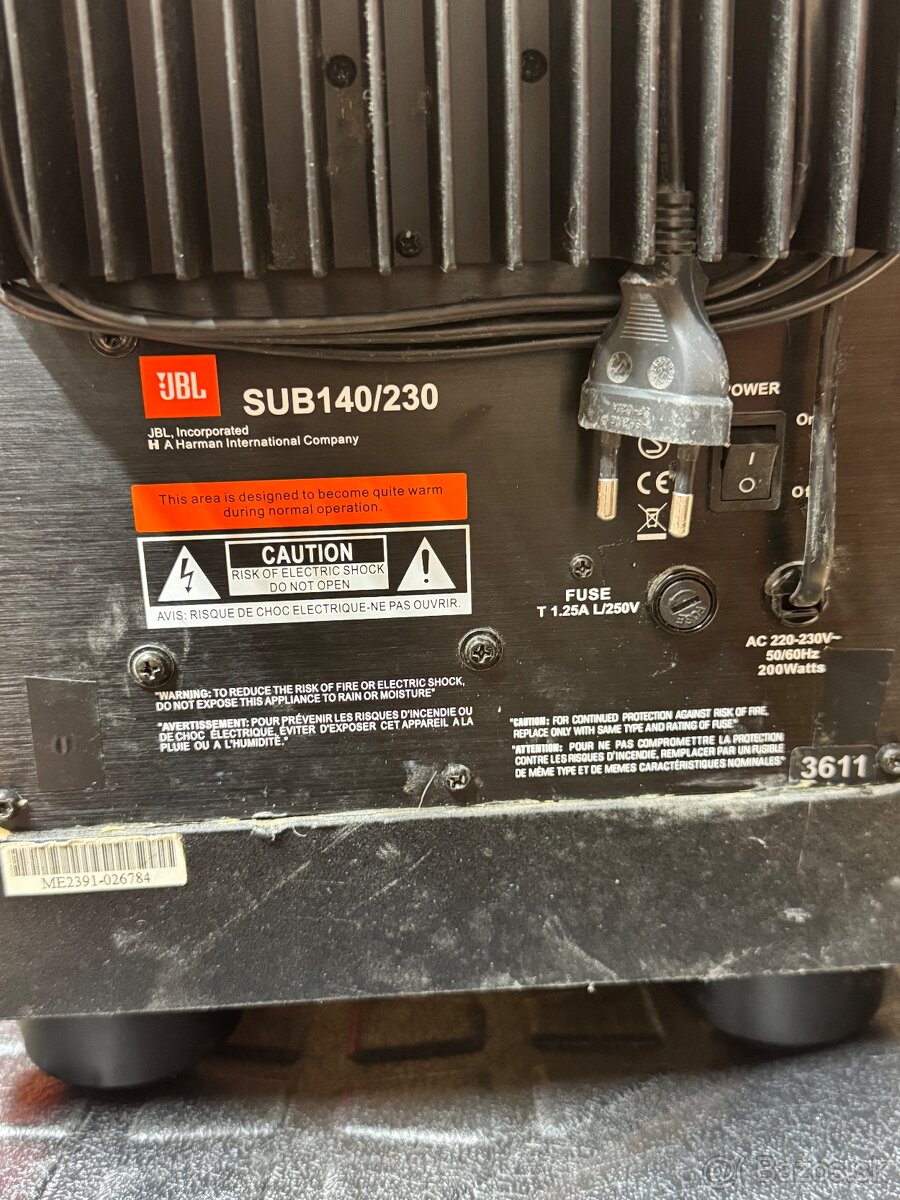 Subwofer JBL sub 140/230 - 7