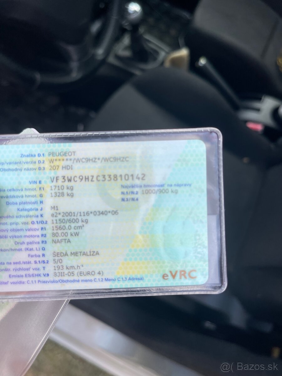 Predám Peugeot 207 1,6 HDI - 7
