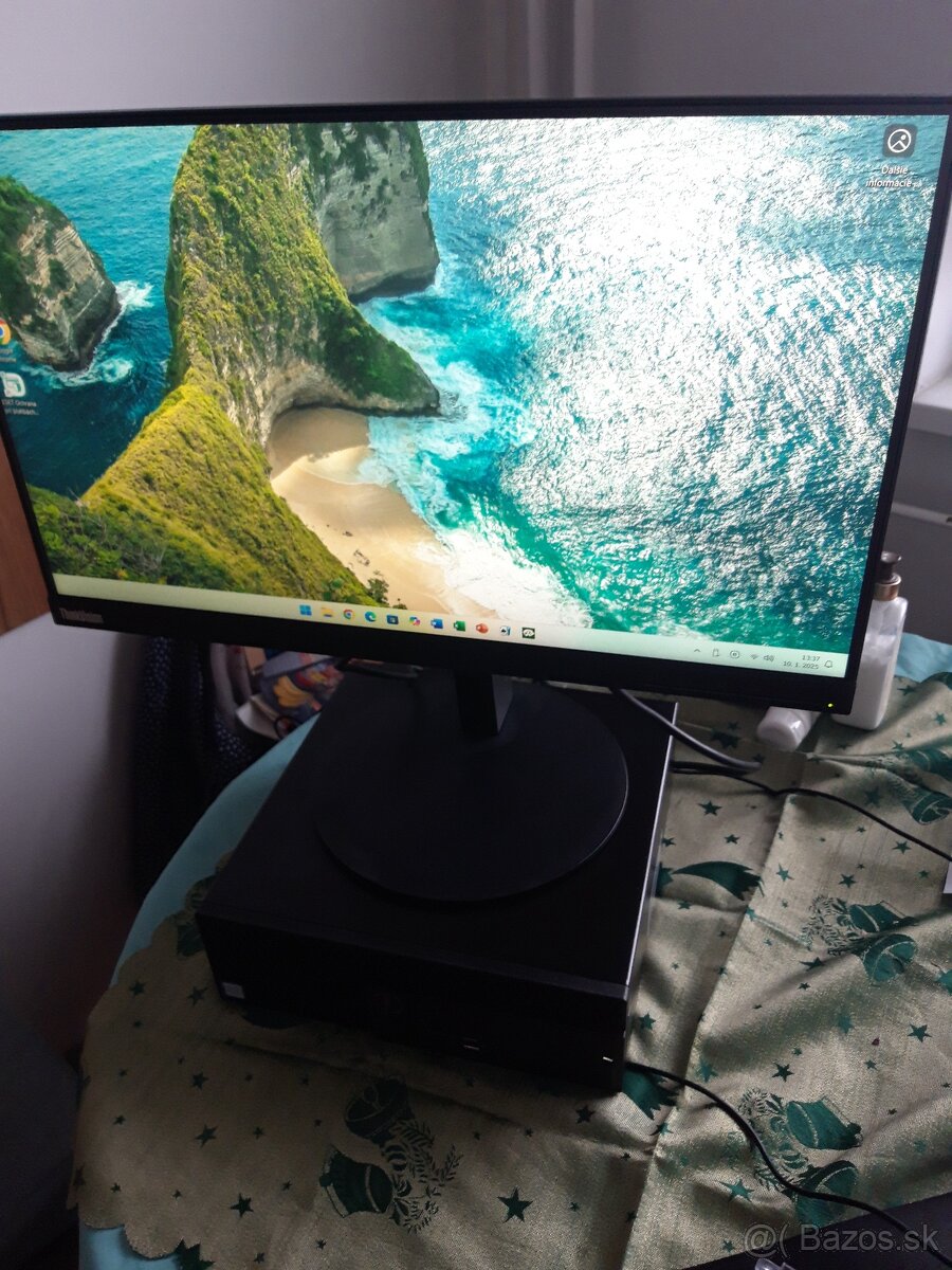 Dell OptiPlex 3070 SFF + 22" Lenovo ThinkVision IPS monitor - 7