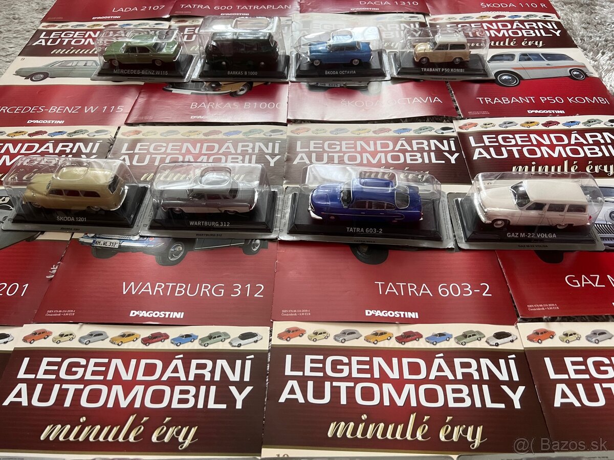 Sada prvých 20 čísel série Legendární automobily - 7