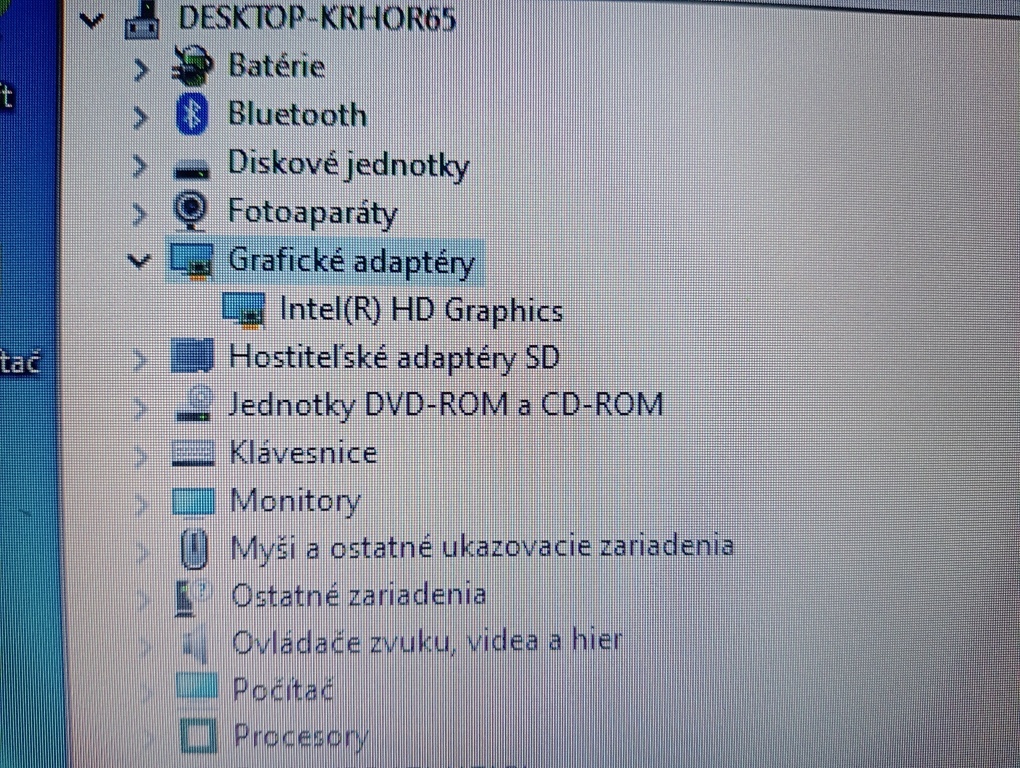 rozpredám notebook Hp probook 4540s - 7