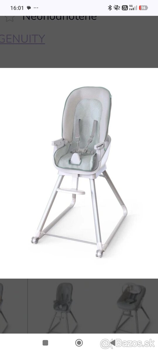 Jedálenská stolička INGENUITY - 7