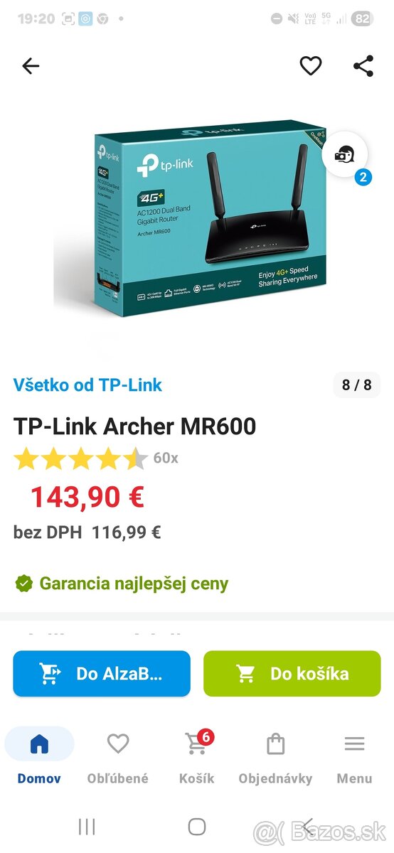 TP-Link Archer MR600 na SIM kartu 4G+LTE NOVÝ vo folii - 7
