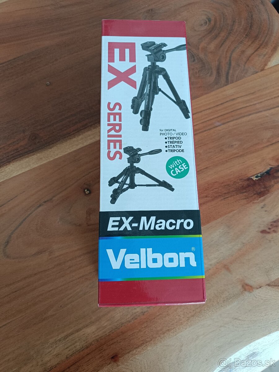 Nový tripod statív VELBON EX- Macro - 7