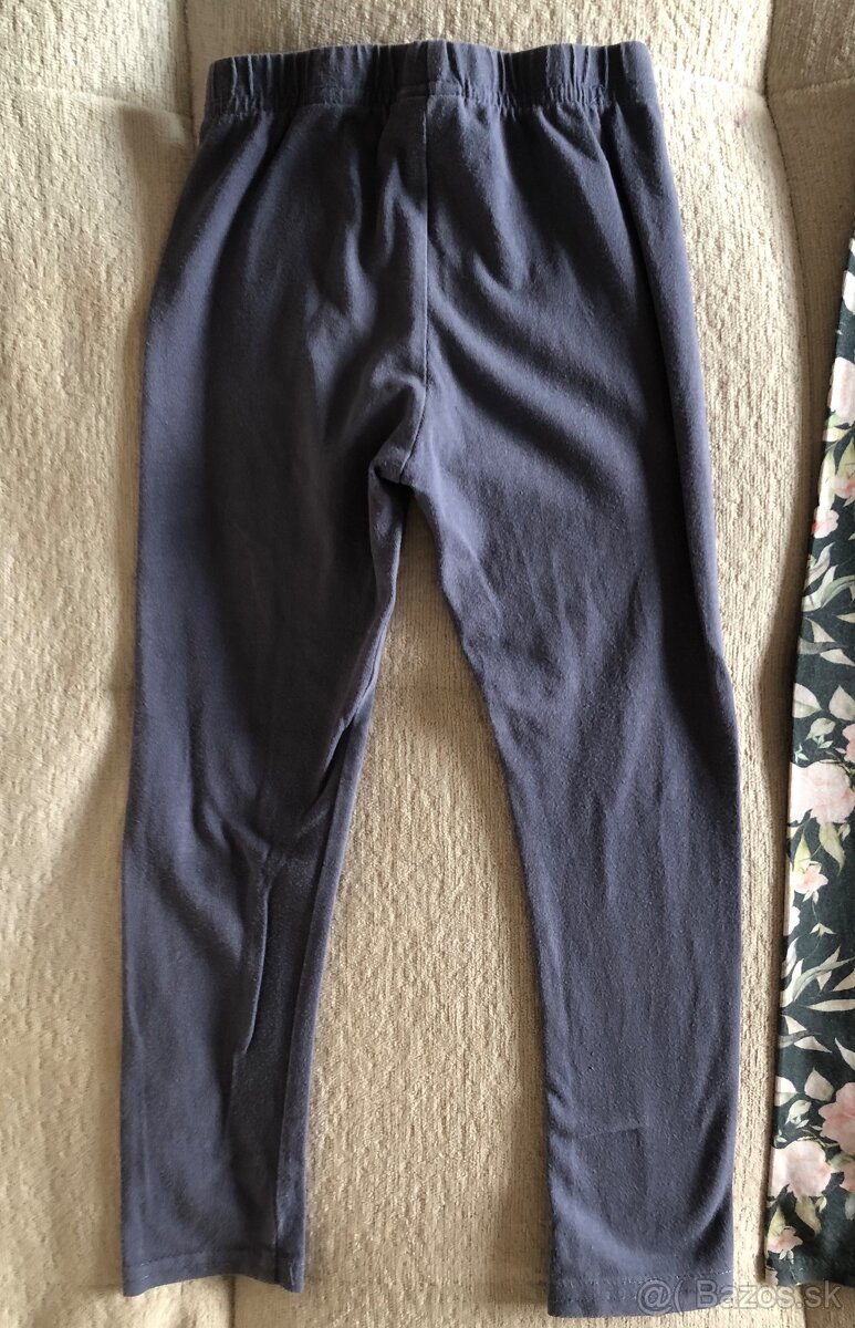 ——-2x bavlnené handmade legíny, Lily Grey, 104, 3 E—- - 7