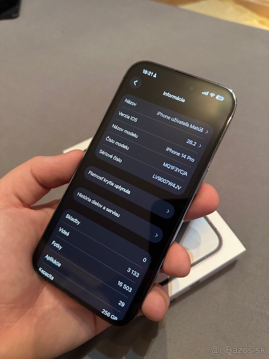 Apple iPhone 14 Pro 256GB | TOP STAV | NOVÁ BATÉRIA - 7