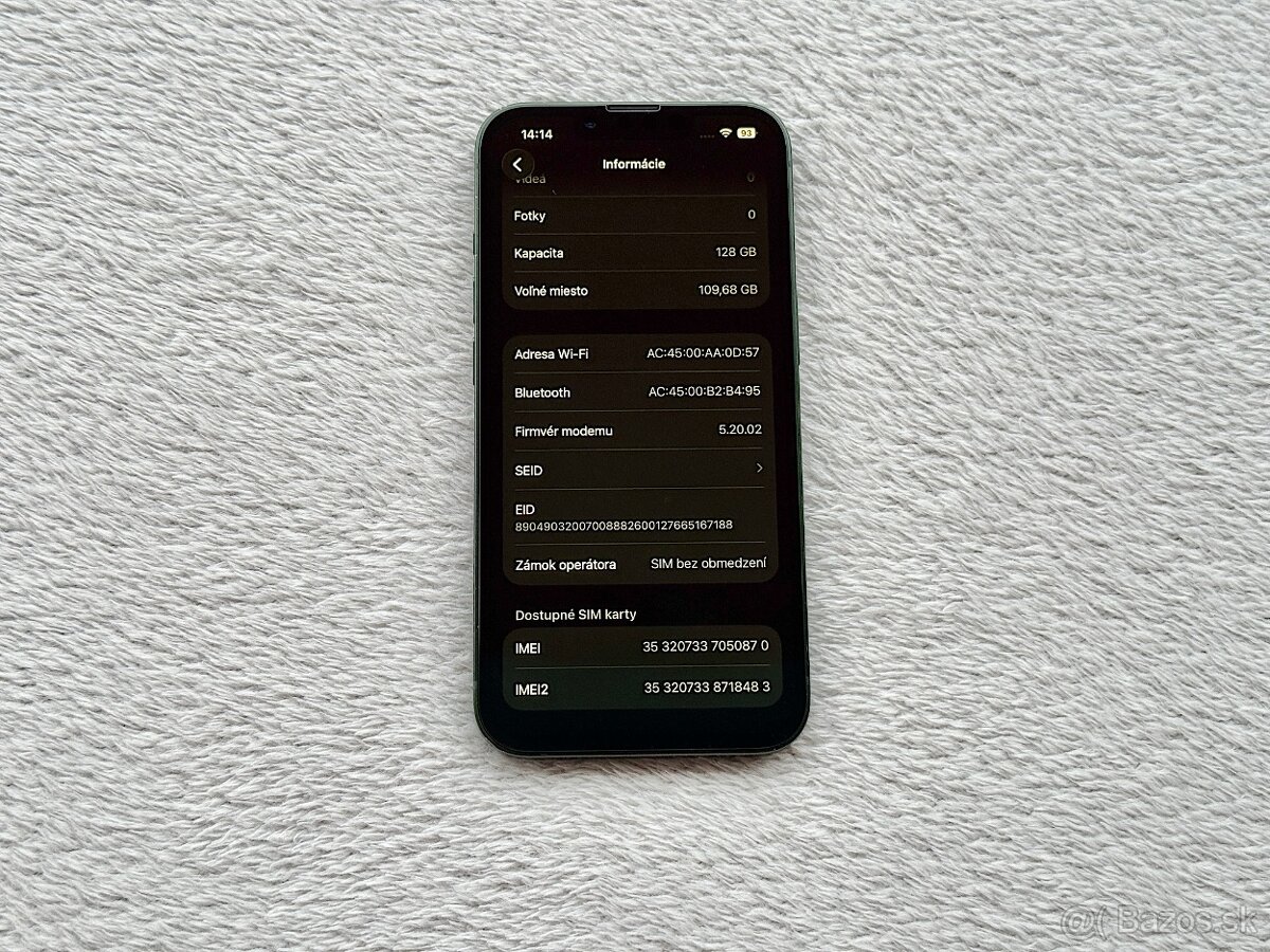 iPhone 13 128GB Zelený, NOVÁ BATERKA - 7