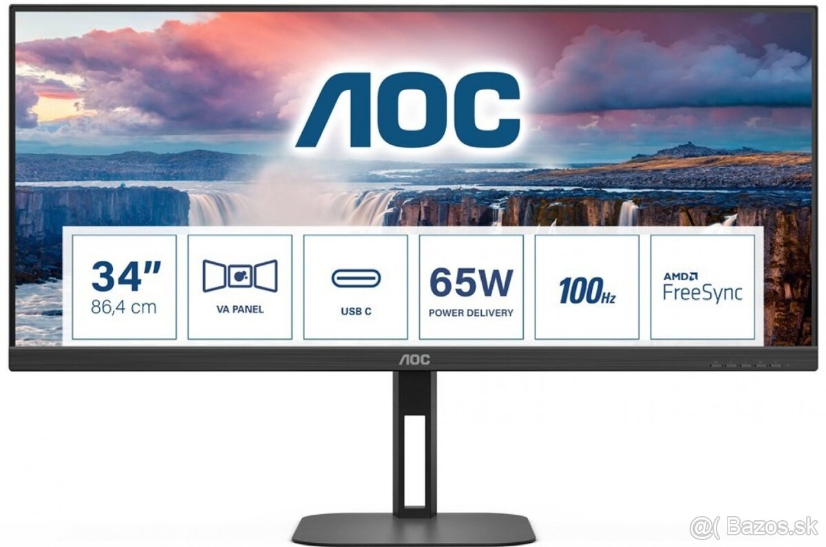 AOC MT VA LCD WLED 34" U34V5C/BK "teraz za 200€" - 7
