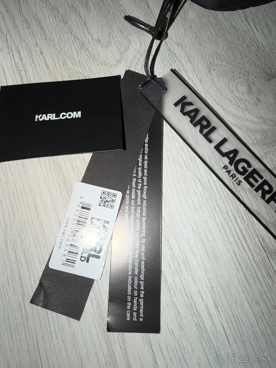 karl lagerfeld ikonik original 2v1 ladvinka/crossbody taska - 7