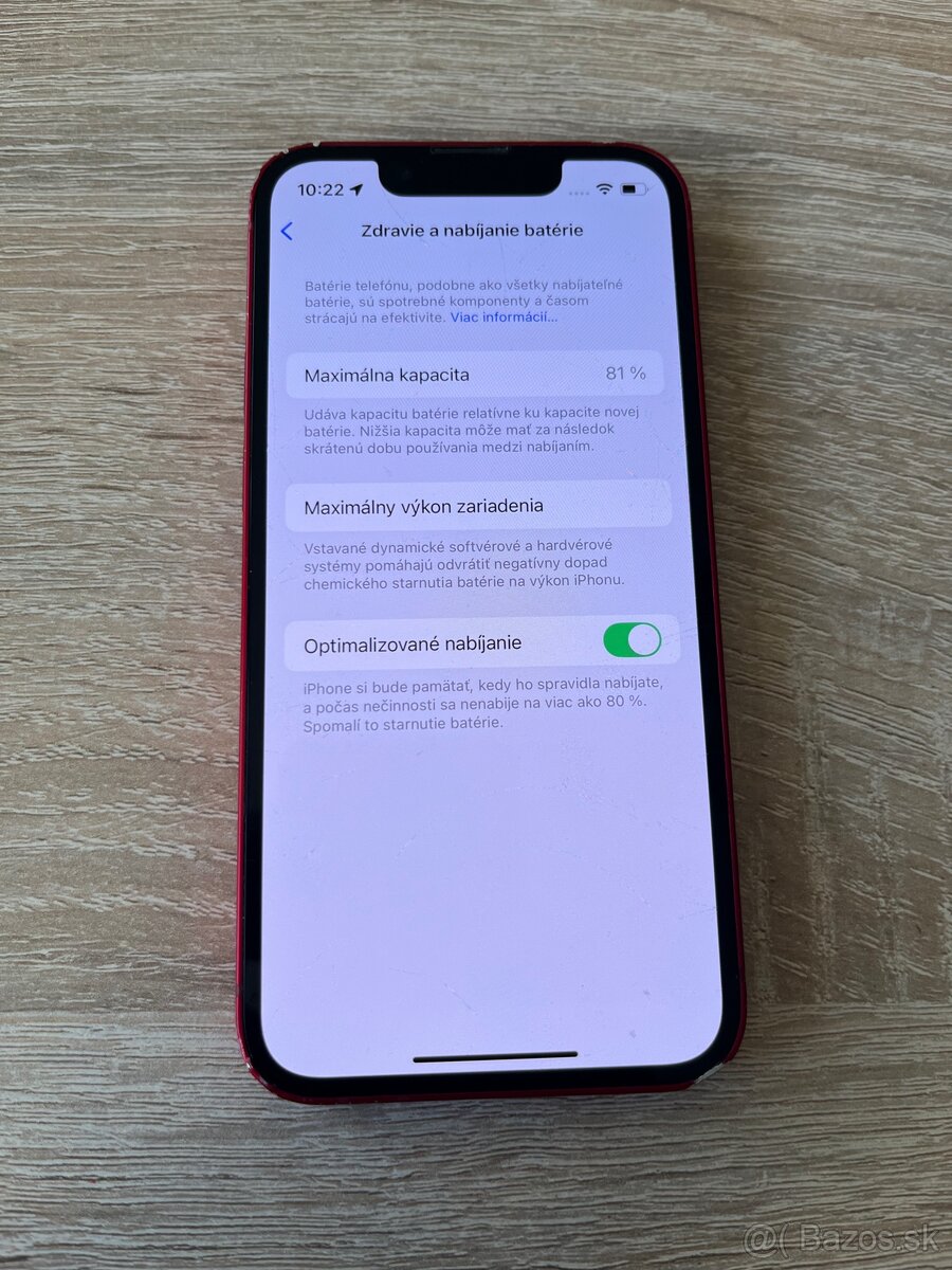 Predám červený iPhone 13 mini 128GB - 7