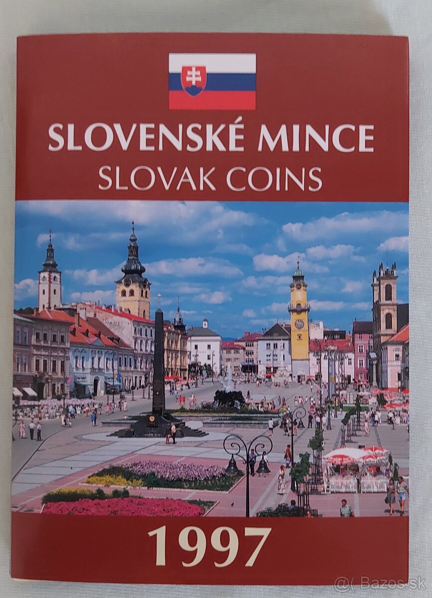 SADY SLOVENSKÝCH mincí roky: 1993, 1994, 1995, 1996, 1997 - 7
