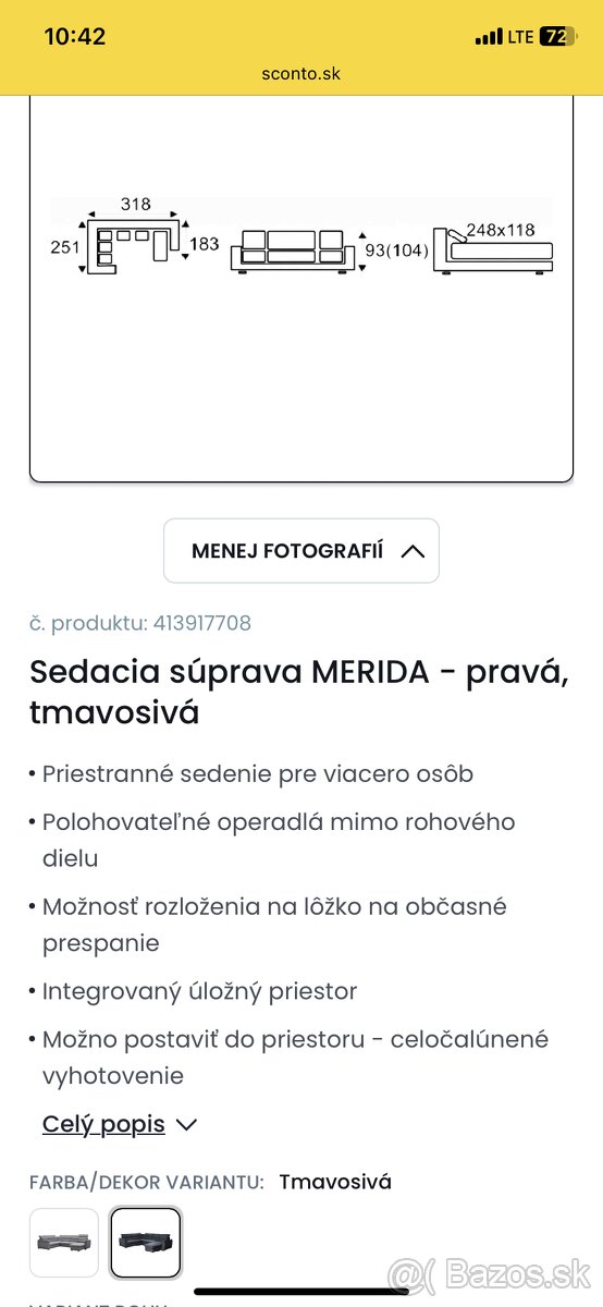 Veľký priestranný gauč - 7