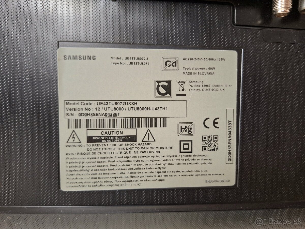 Samsung UE43TU8072 - 7