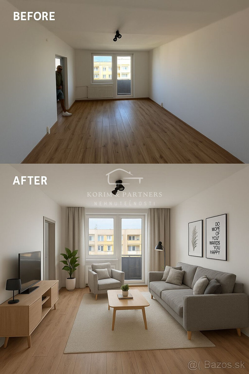 Veľký trojizbový byt s dvomi balkónmi na predaj, Komárno - 7