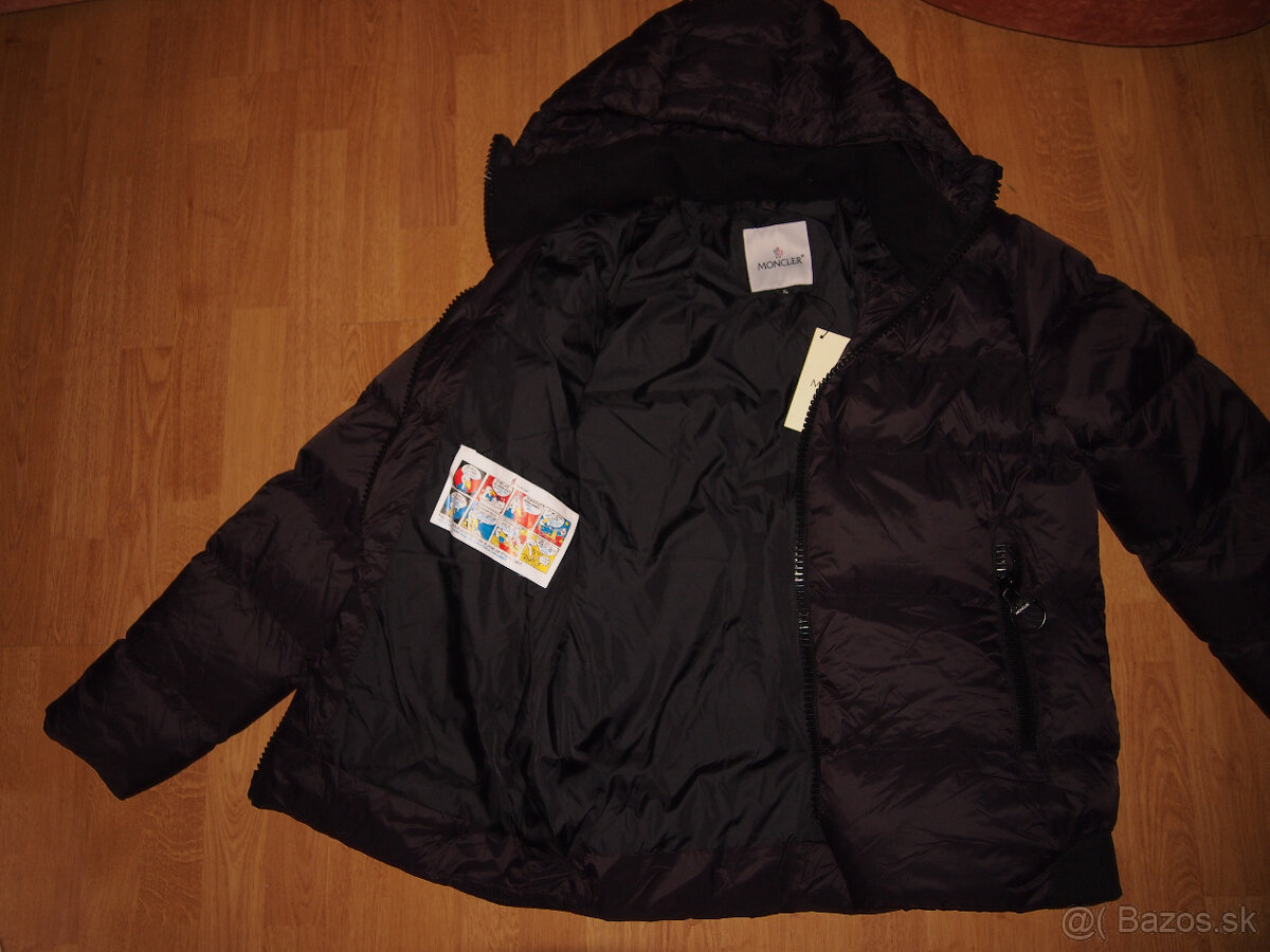 Moncler pánska zimná bunda čierna - 7