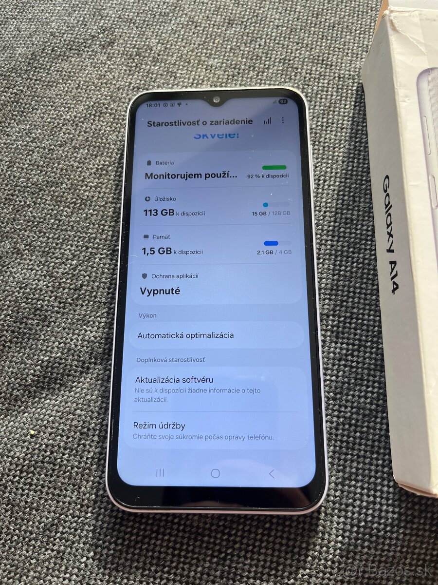 Samsung Galaxy A14 Silver 128GB - 7