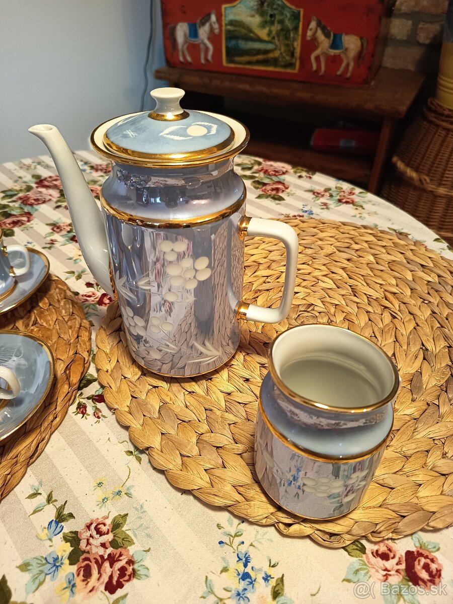 Kavova suprava modra, porcelan - 7