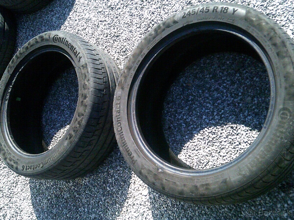2 ks letných 245/45R18 Continental - 7