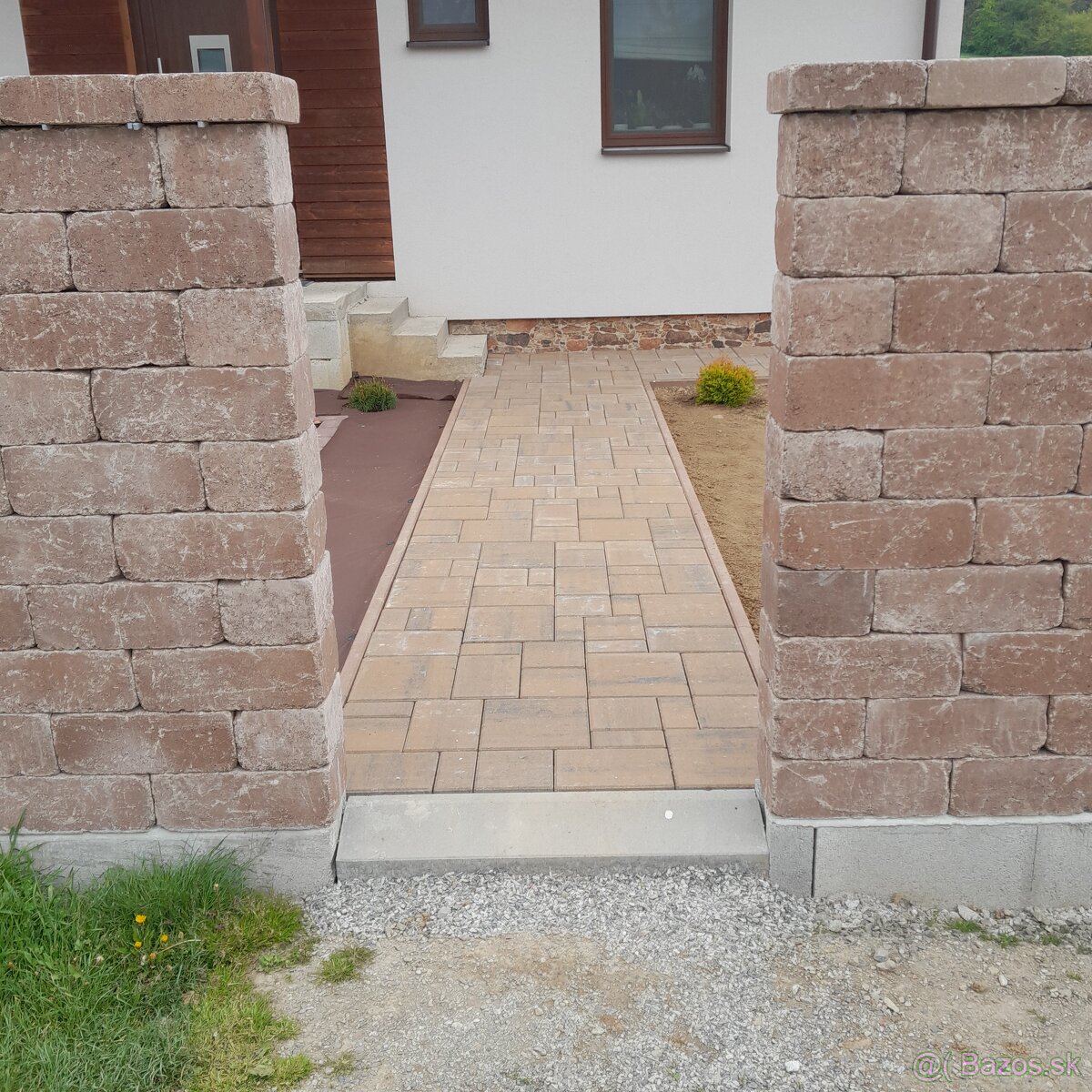 Pokladka zámkovej dlažby, ploty,schody - 7