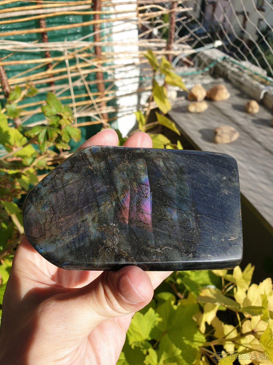 Labradorit - přes 0,5 Kg (multispektrální) - 7