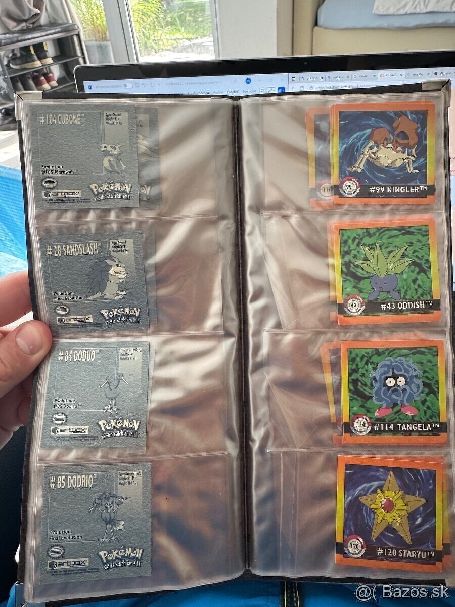 POKÉMON stickers 1999 ARTBOX 1. séria - 7
