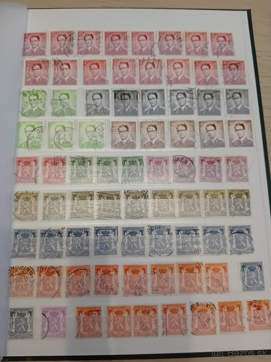 Známky Belgicko v albume - 7