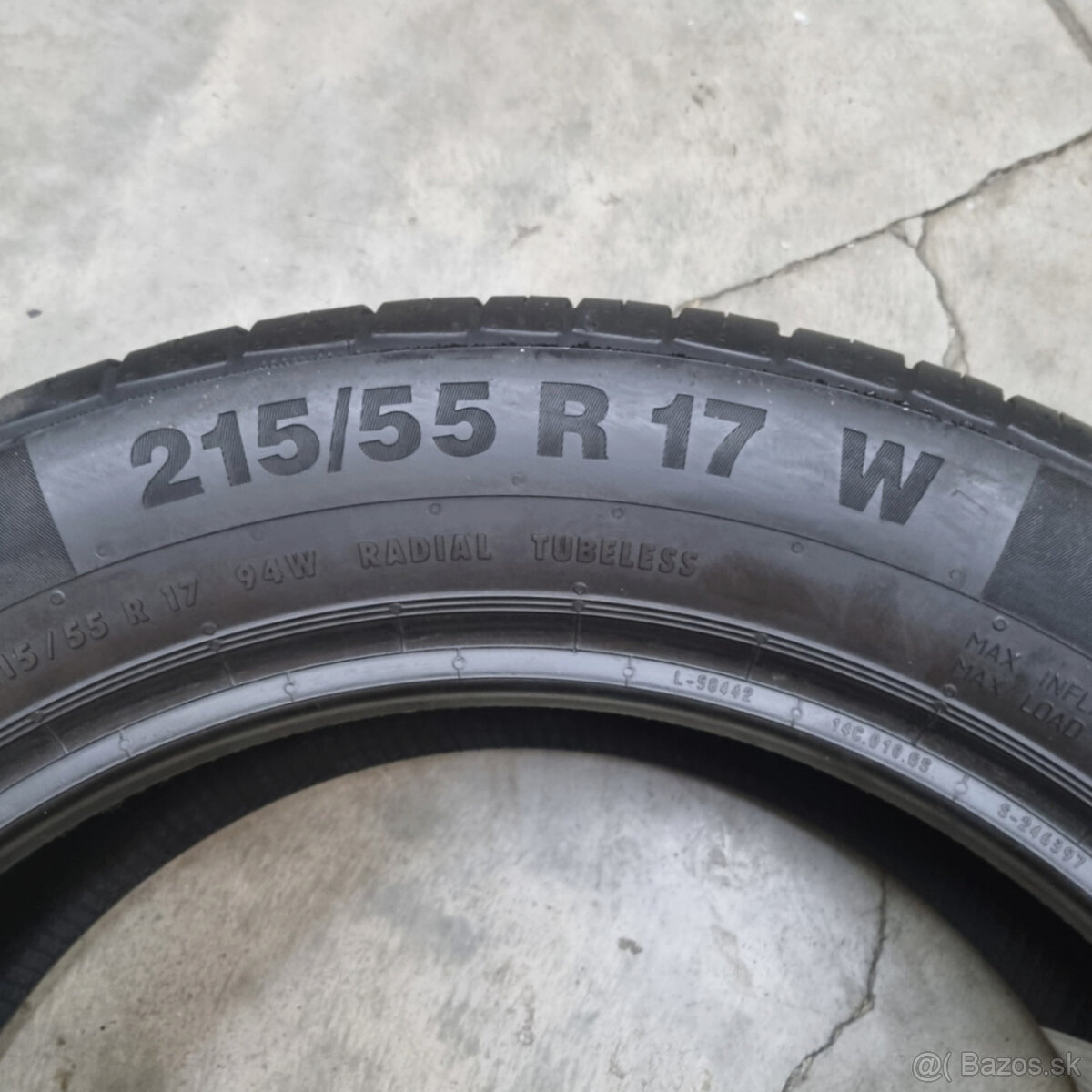 Letné pneumatiky 215/55 R17 CONTINENTAL - 7