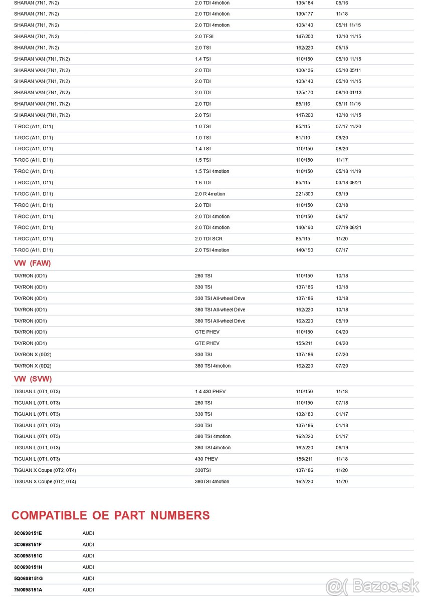 Brzdové doštičky Brembo P 85 131 - 7