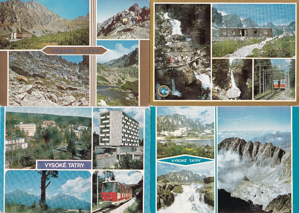 Vysoké Tatry - farebné pohľadnice VF - 7