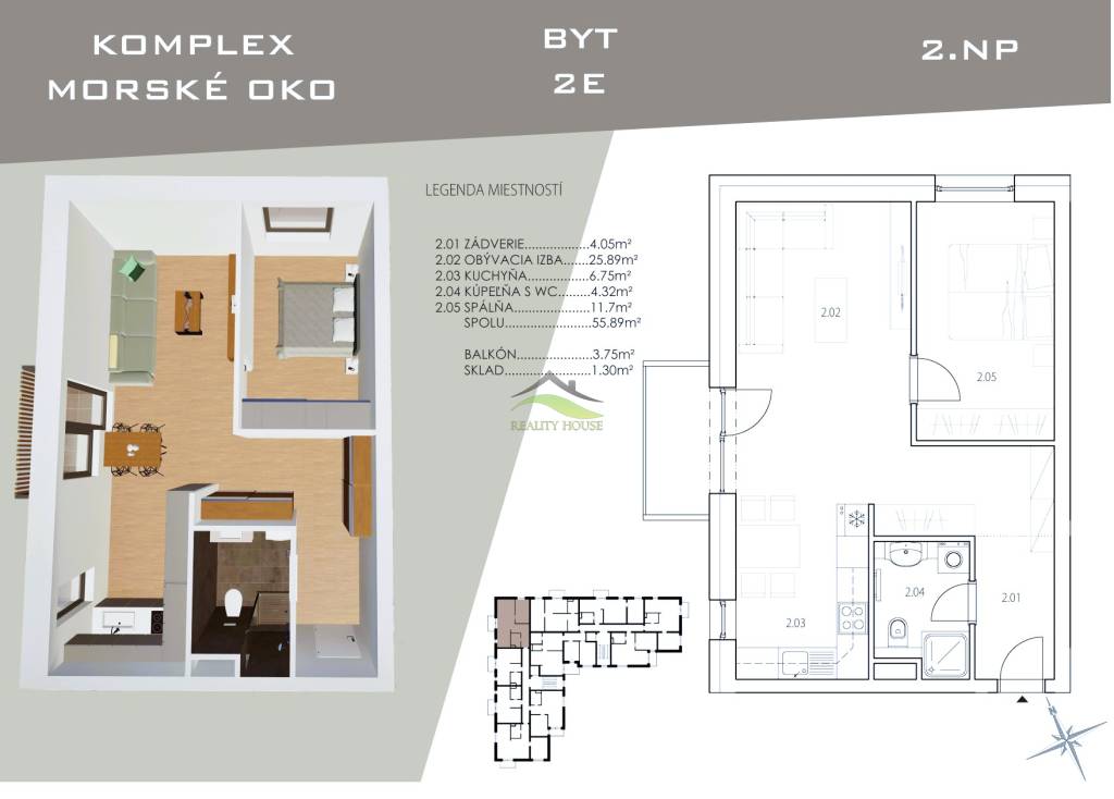 Nové byty v Sobranciach - Bytový dom MORSKÉ OKO - 7
